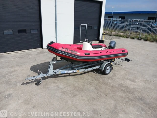 Rib rubberboot zodiac, pro 9 ma met yamaha 40 pk buitenboordmotormotor en trailer - afbeelding 1 van  48