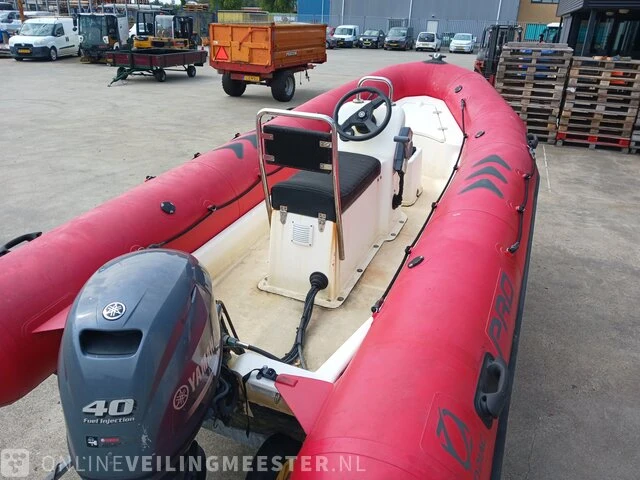 Rib rubberboot zodiac, pro 9 ma met yamaha 40 pk buitenboordmotormotor en trailer - afbeelding 16 van  48