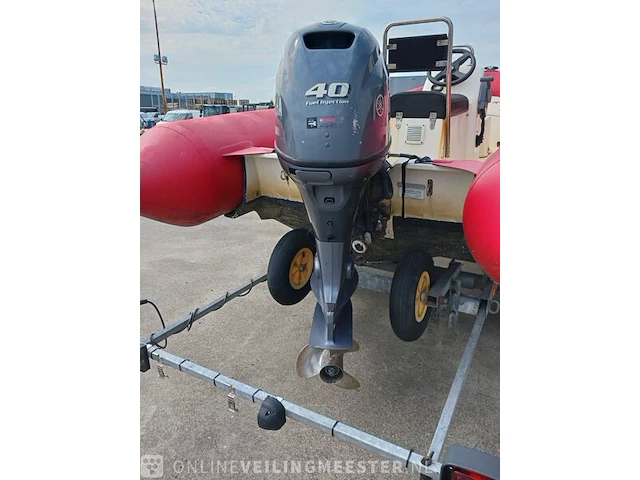 Rib rubberboot zodiac, pro 9 ma met yamaha 40 pk buitenboordmotormotor en trailer - afbeelding 21 van  48