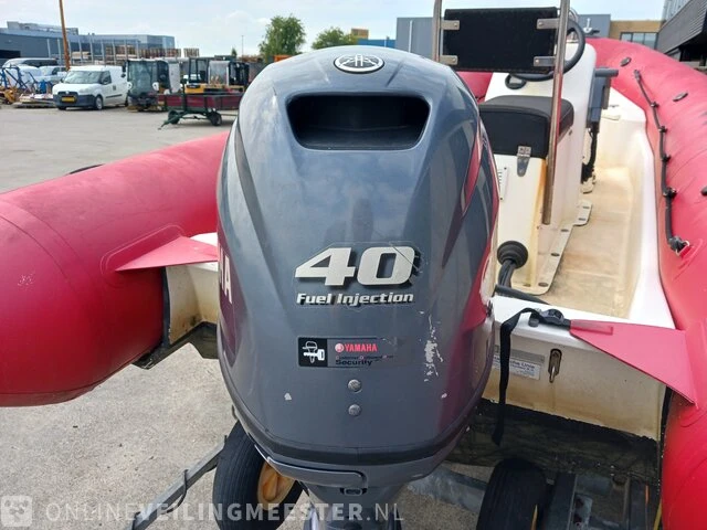 Rib rubberboot zodiac, pro 9 ma met yamaha 40 pk buitenboordmotormotor en trailer - afbeelding 24 van  48