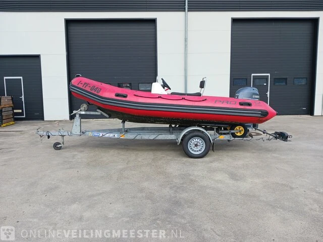 Rib rubberboot zodiac, pro 9 ma met yamaha 40 pk buitenboordmotormotor en trailer - afbeelding 23 van  48