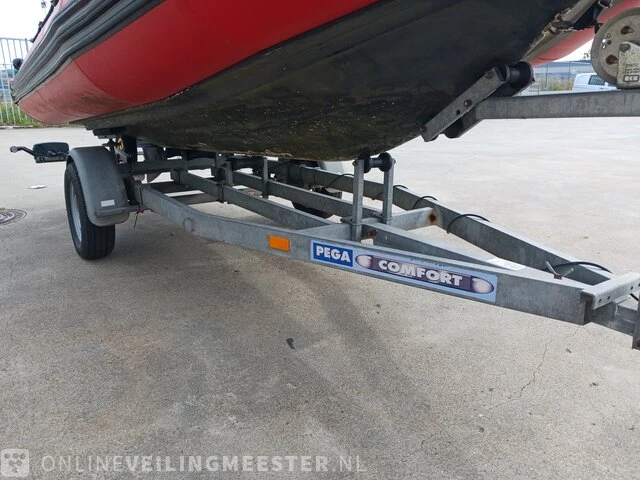 Rib rubberboot zodiac, pro 9 ma met yamaha 40 pk buitenboordmotormotor en trailer - afbeelding 41 van  48