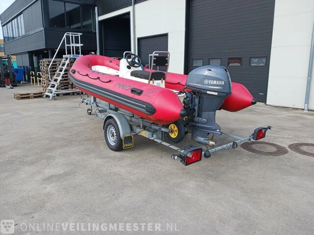 Rib rubberboot zodiac, pro 9 ma met yamaha 40 pk buitenboordmotormotor en trailer - afbeelding 34 van  48