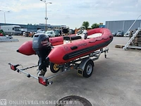 Rib rubberboot zodiac, pro 9 ma met yamaha 40 pk buitenboordmotormotor en trailer - afbeelding 45 van  48