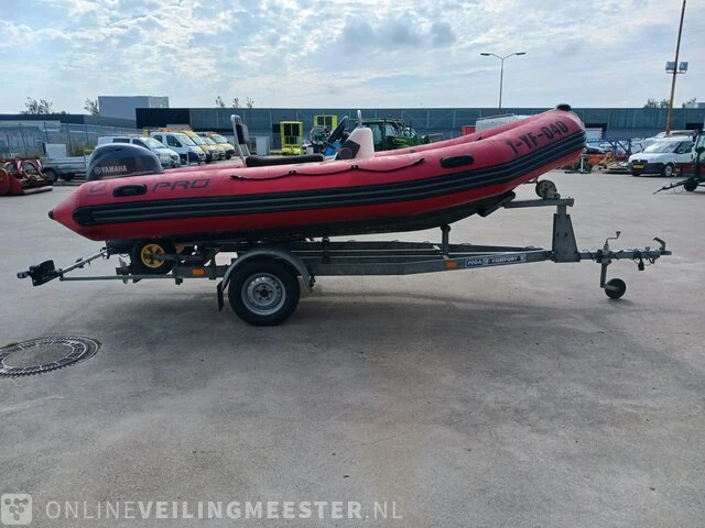 Rib rubberboot zodiac, pro 9 ma met yamaha 40 pk buitenboordmotormotor en trailer - afbeelding 46 van  48