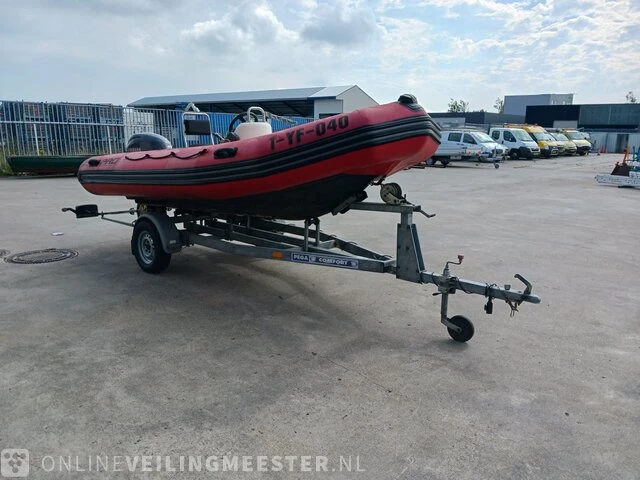 Rib rubberboot zodiac, pro 9 ma met yamaha 40 pk buitenboordmotormotor en trailer - afbeelding 47 van  48