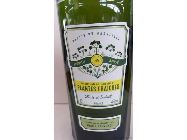 Ricard pastis de marseille - 70 cl - winkelverkoopprijs € 21.95 - afbeelding 2 van  3