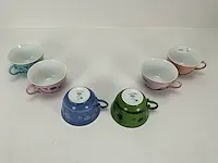 Richard ginorri, zes gekleurde koffiemokken - afbeelding 2 van  3