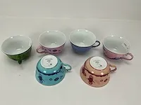 Richard ginorri, zes gekleurde koffiemokken - afbeelding 2 van  3
