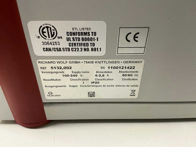 Richard wolf - 5132 auto lp light - lichtbron met hoofdlampen - afbeelding 7 van  7