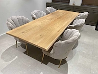 Richmond - 6p design set 280x106 - boomstam/ schelpstoel - afbeelding 10 van  26