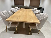 Richmond - 6p design set 280x106 - boomstam/ schelpstoel - afbeelding 11 van  26