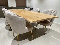 Richmond - 6p design set 280x106 - boomstam/ schelpstoel - afbeelding 14 van  26