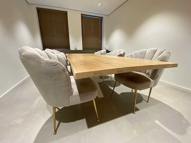 Richmond - 6p design set 280x106 - boomstam/ schelpstoel - afbeelding 16 van  26