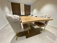 Richmond - 6p design set 280x106 - boomstam/ schelpstoel - afbeelding 16 van  26