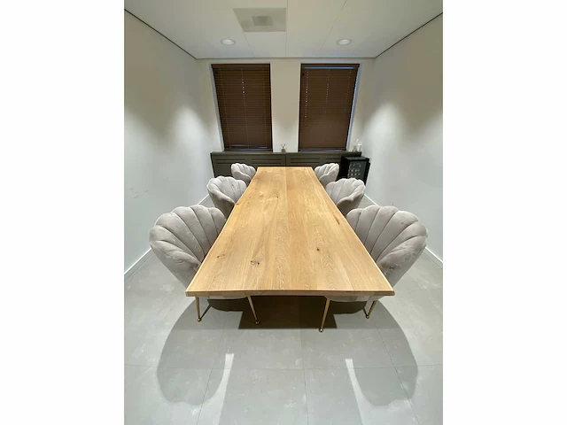 Richmond - 6p design set 280x106 - boomstam/ schelpstoel - afbeelding 17 van  26