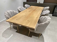 Richmond - 6p design set 280x106 - boomstam/ schelpstoel - afbeelding 2 van  26