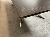 Richmond blackbone silver matrix eetkamertafel 240 cm - afbeelding 5 van  7