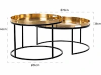 Richmond coffee table dustin salontafel - afbeelding 3 van  5