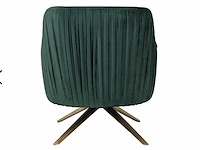 Richmond eloise green velvet fauteuil - afbeelding 3 van  5