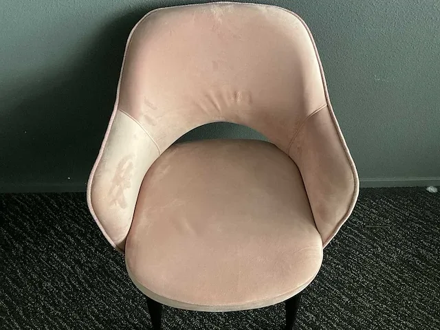 Richmond giovanna quartz pink eetkamerstoel (4x) - afbeelding 2 van  5