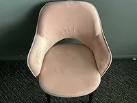 Richmond giovanna quartz pink eetkamerstoel (4x) - afbeelding 2 van  5