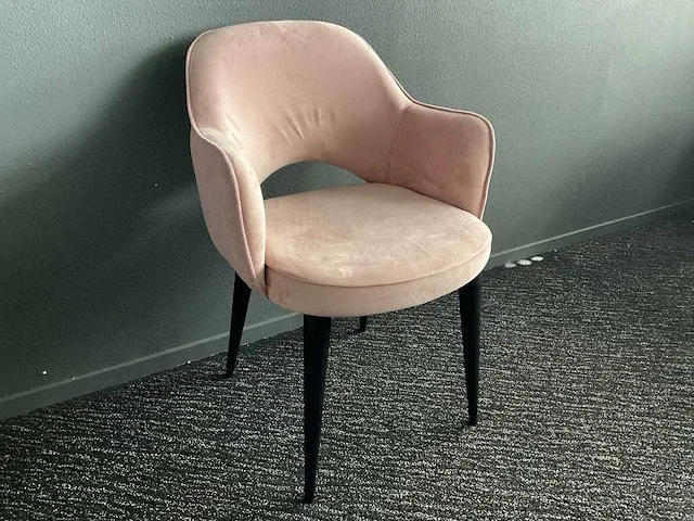 Richmond giovanna quartz pink eetkamerstoel (4x) - afbeelding 3 van  5