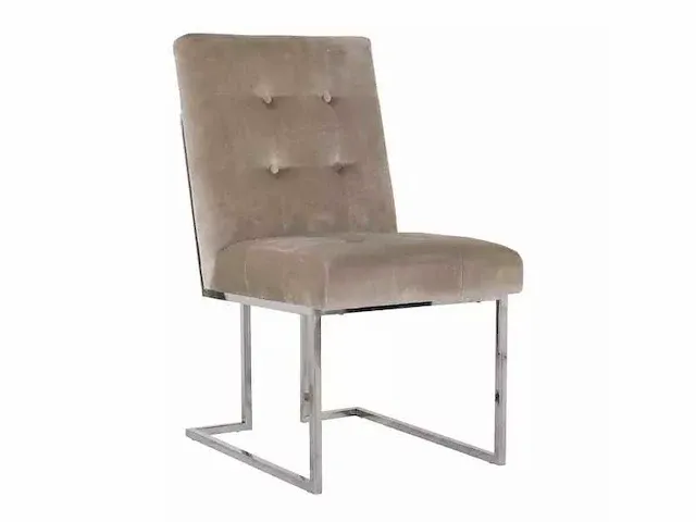 Richmond madison pink velvet eetkamerstoel (8x) - afbeelding 1 van  4