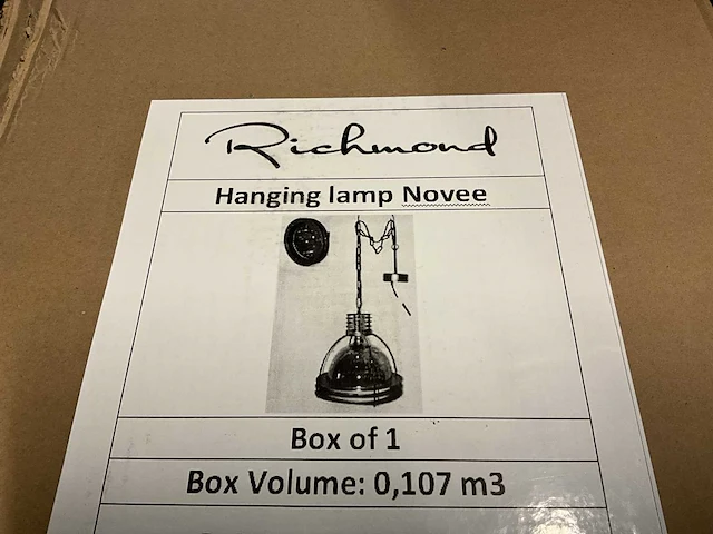 Richmond novee hanglamp - afbeelding 4 van  4