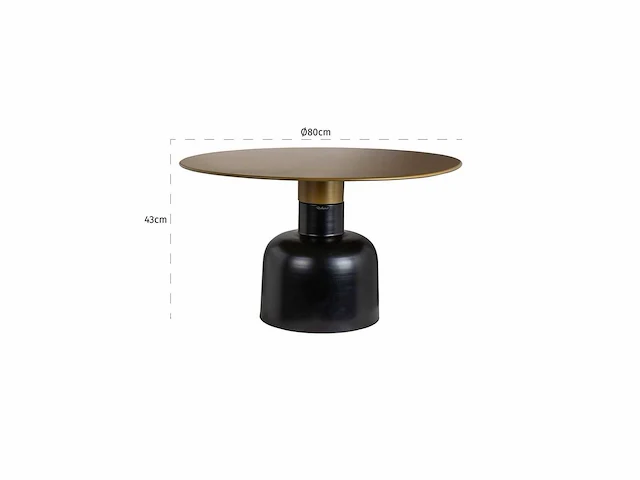 Richmond salontafel 80 cm - afbeelding 3 van  6