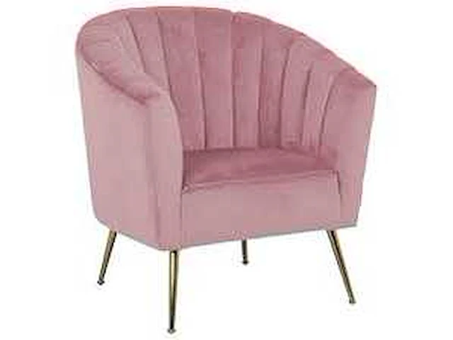 Richmond shelly pink velvet fauteuil - afbeelding 1 van  2