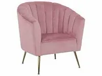 Richmond shelly pink velvet fauteuil - afbeelding 1 van  2