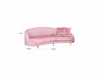 Richmond sofa bourbon bankstel 240 cm - afbeelding 4 van  5