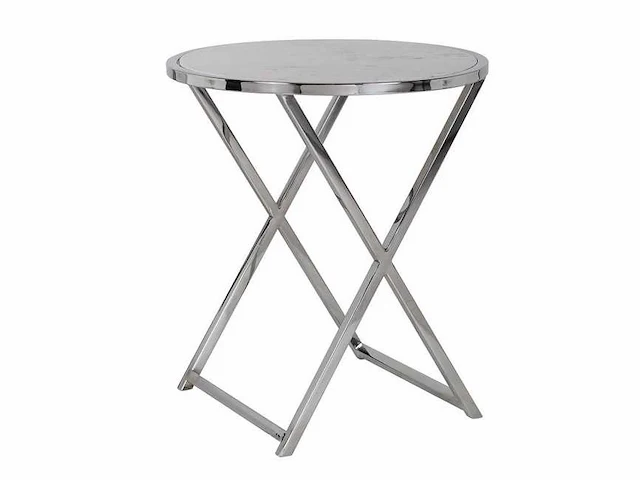 Richmond sp29368 corner table jaimy with marble top big bijzettafel 55 cm - afbeelding 1 van  4
