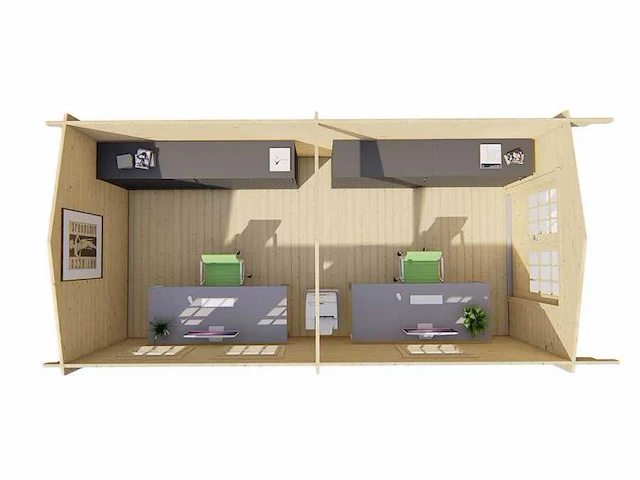 Rick - tuinhuis 40 mm 5800x2800x2430mm - afbeelding 4 van  8