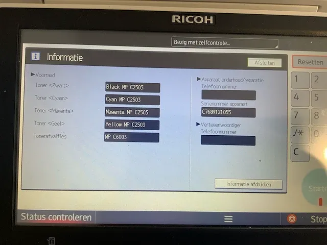 Ricoh mp c2004ex multifunctional - afbeelding 7 van  8