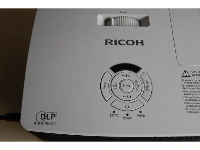 Ricoh pj x2240 beamer - afbeelding 4 van  7