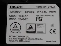 Ricoh pj x2240 beamer - afbeelding 7 van  7