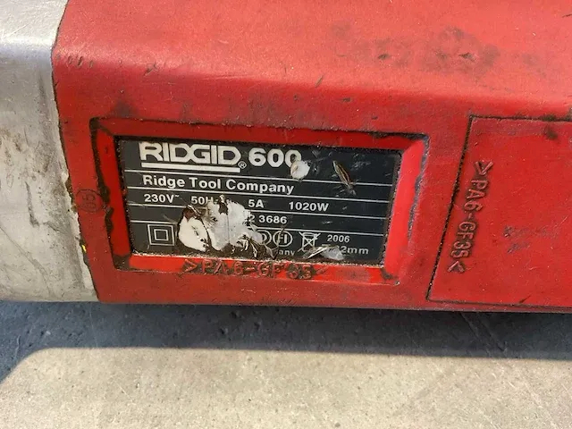 Ridgid 600 draadsnijmachine - afbeelding 5 van  5