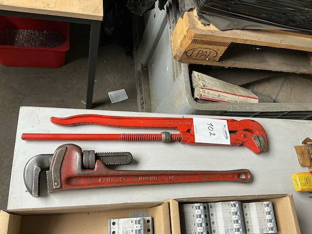 Ridgid pijpentang (2x) - afbeelding 1 van  2