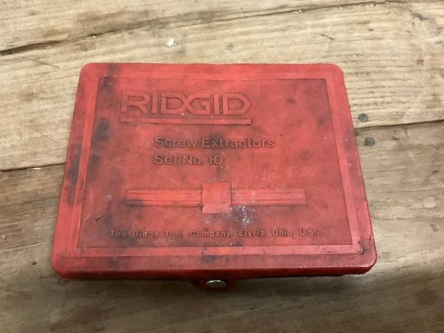 Ridgid screw extractorset no.10 - afbeelding 4 van  4