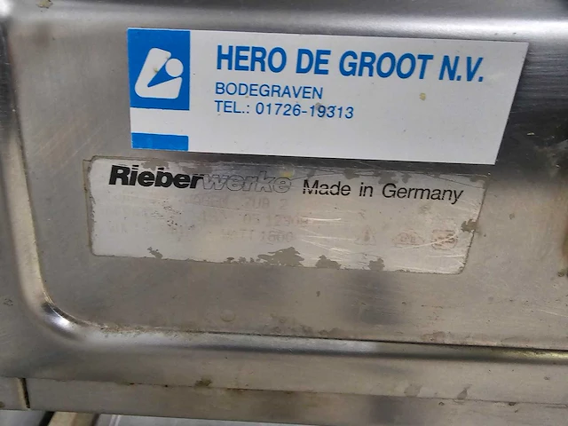 Rieber - zua 2 - 2-delige rvs au-bain-marie wagen - afbeelding 2 van  5
