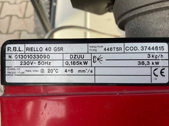 Riello 446t5r 40 g5r industriële heater / infrarood straler - afbeelding 7 van  8