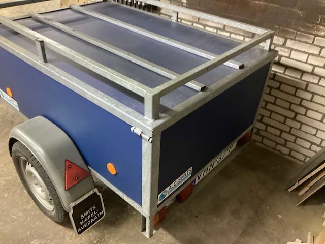 Rieske bagagewagen aanhangwagen enkelas 750 kg - afbeelding 4 van  7