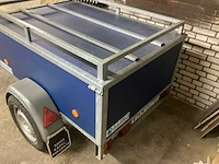 Rieske bagagewagen aanhangwagen enkelas 750 kg - afbeelding 4 van  7