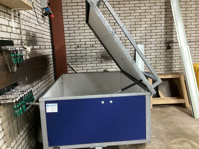 Rieske bagagewagen aanhangwagen enkelas 750 kg - afbeelding 6 van  7