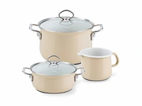 Riess pannenset 3-delig cappuccino - afbeelding 1 van  1