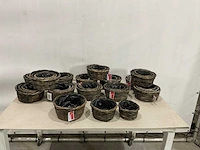 Rieten mandjes 3 delig (14x) - afbeelding 3 van  9
