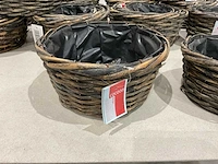 Rieten mandjes 3 delig (14x) - afbeelding 4 van  9