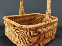 Rieten picknickmand - afbeelding 1 van  5